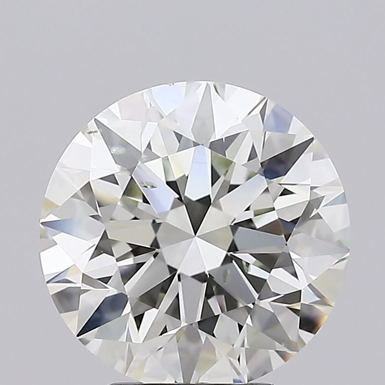 4.02ct J SI1 Rare Carat Ideal Cut Round Diamond