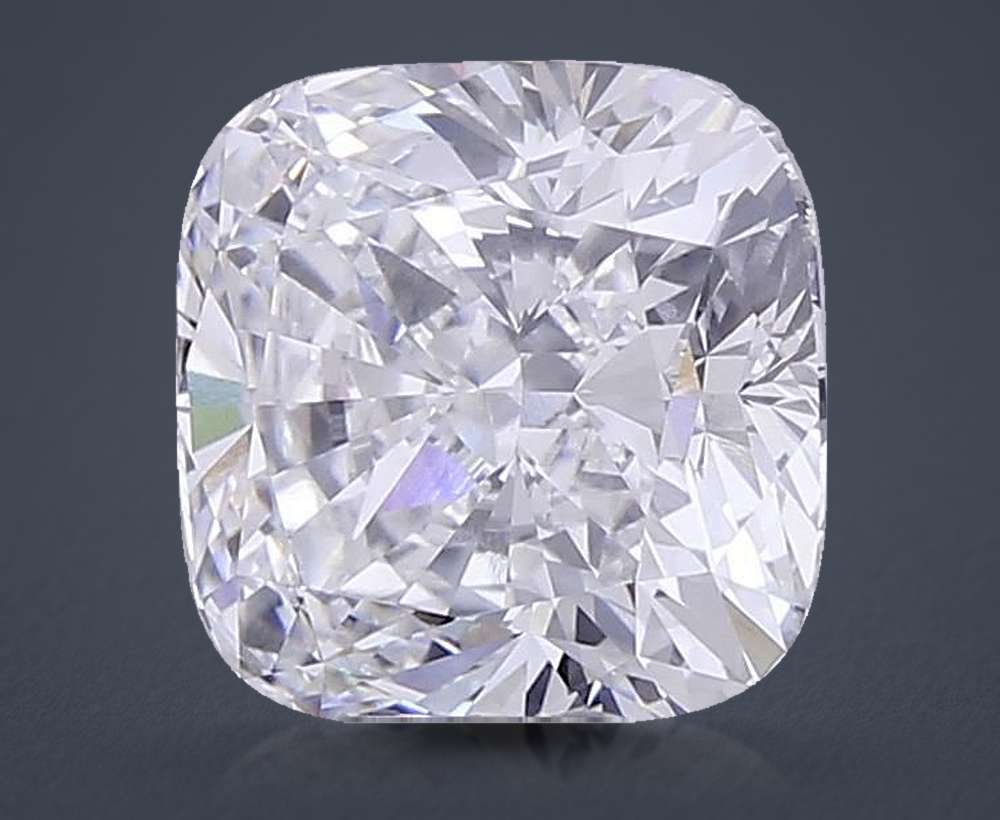 6.76 Carat Cushion Lab Diamond