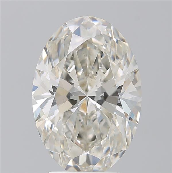 4.09ct I VS2 Rare Carat Ideal Cut Oval Lab Grown Diamond