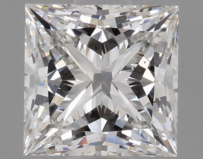 1.39ct F VS2 Rare Carat Ideal Cut Princess Lab Grown Diamond