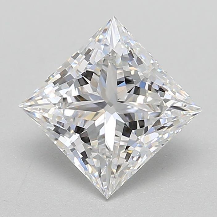 1.52ct E VVS2 Rare Carat Ideal Cut Princess Lab Grown Diamond