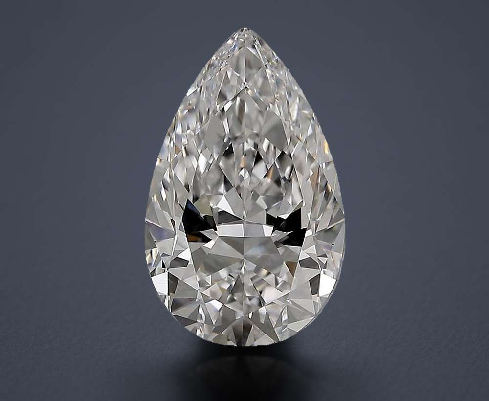 3.02 Carat Pear Natural Diamond