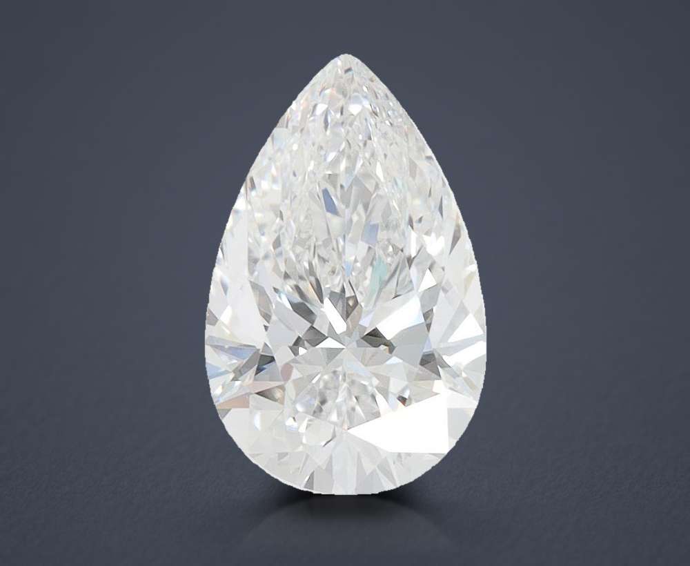 2.00 Carat Pear Lab Diamond