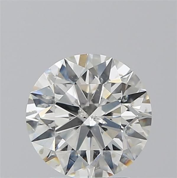 2.54ct I SI2 Rare Carat Ideal Cut Round Diamond