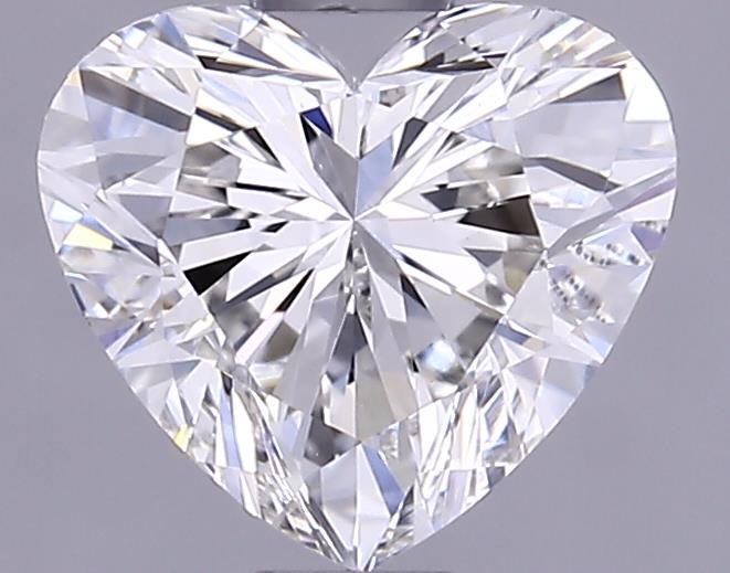 0.82ct F VS1 Rare Carat Ideal Cut Heart Lab Grown Diamond