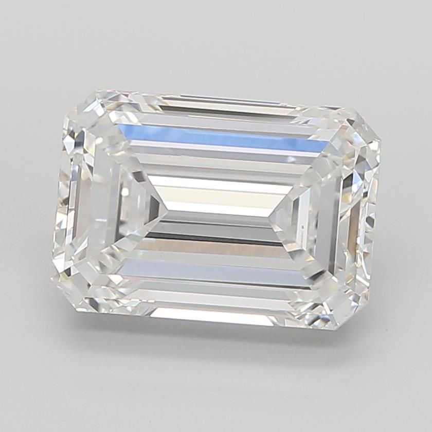 10.05ct F VS1 Rare Carat Ideal Cut Emerald Lab Grown Diamond