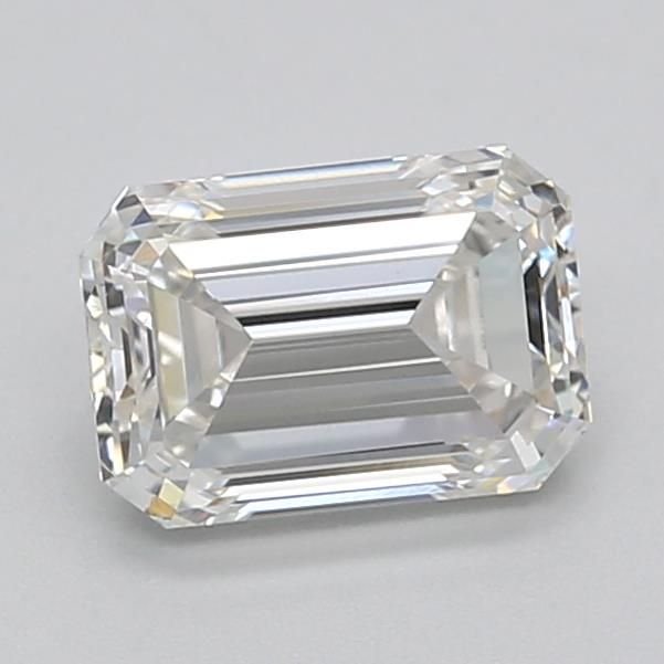 1.54ct F VVS2 Very Good Cut Emerald Lab Grown Diamond