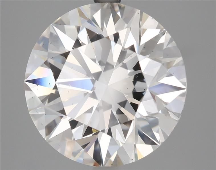 4.53ct F SI1 Excellent Cut Round Lab Grown Diamond