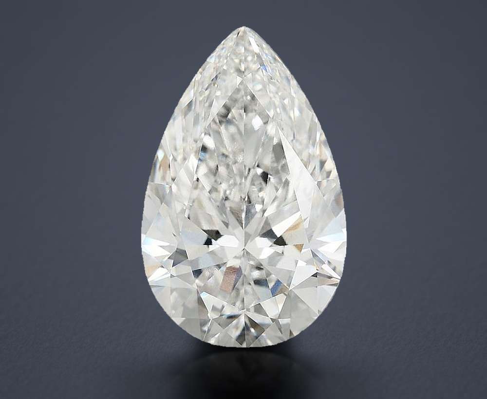 7.89 Carat Pear Lab Diamond