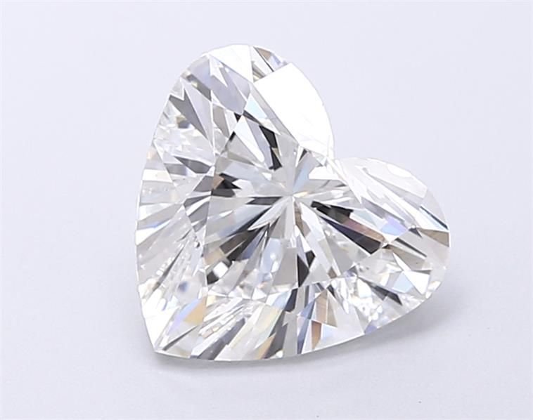 2.28ct F VS1 Rare Carat Ideal Cut Heart Lab Grown Diamond