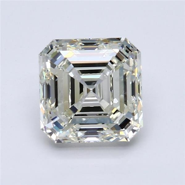 2.01ct K VS1 Rare Carat Ideal Cut Asscher Diamond