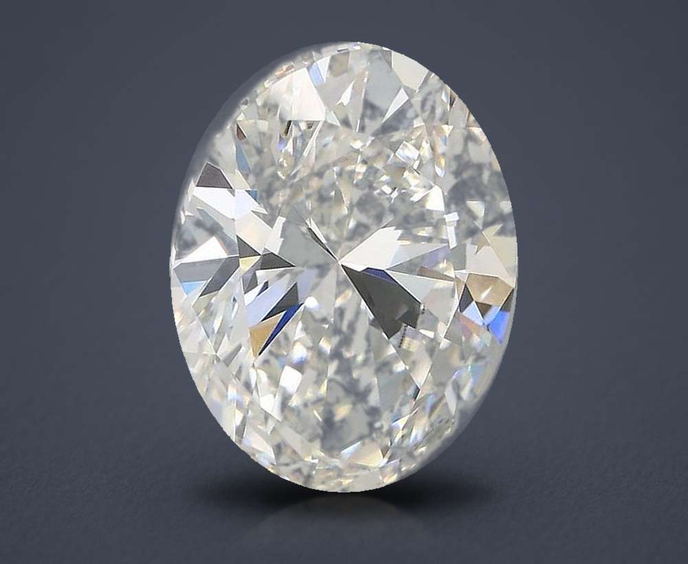 3.67 Carat Oval Lab Diamond