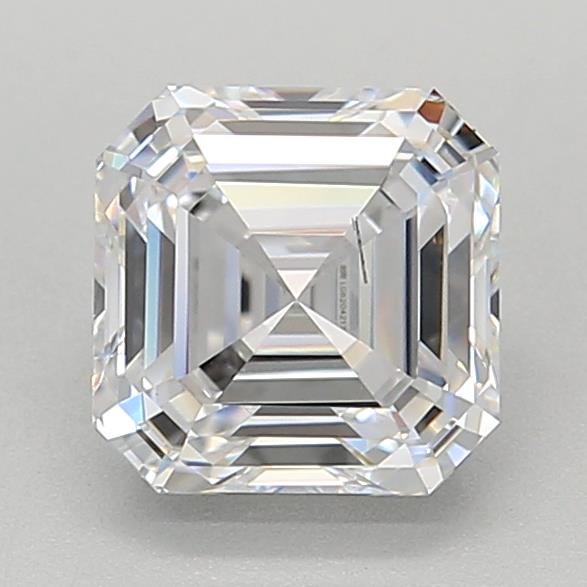 1.56ct D SI1 Rare Carat Ideal Cut Asscher Lab Grown Diamond