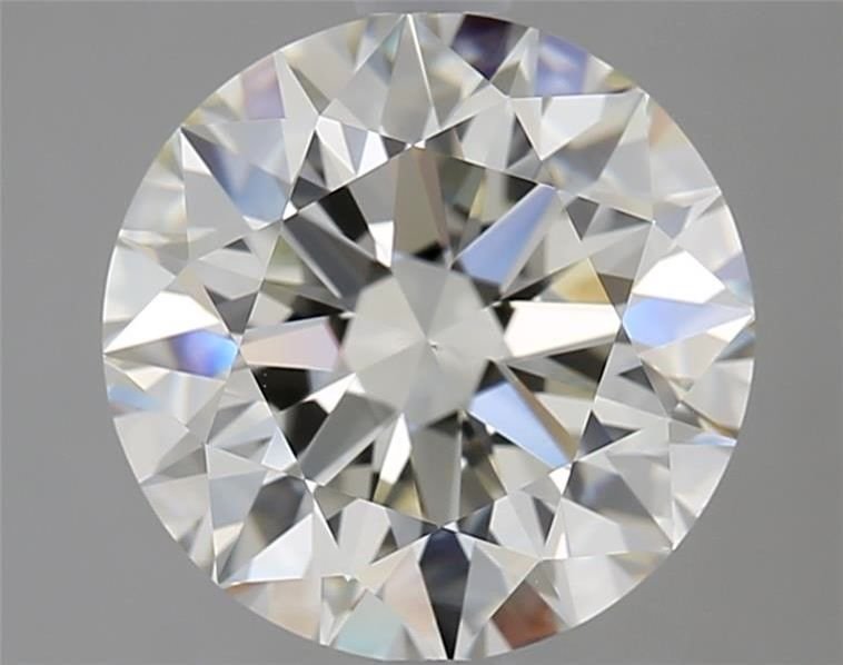 3.01ct J VS1 Rare Carat Ideal Cut Round Diamond