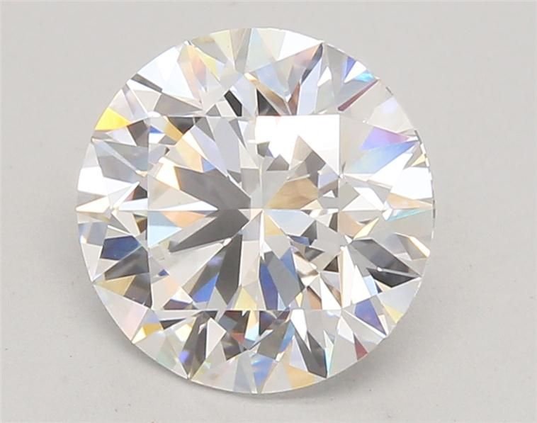 3.07ct D VVS2 Rare Carat Ideal Cut Round Lab Grown Diamond