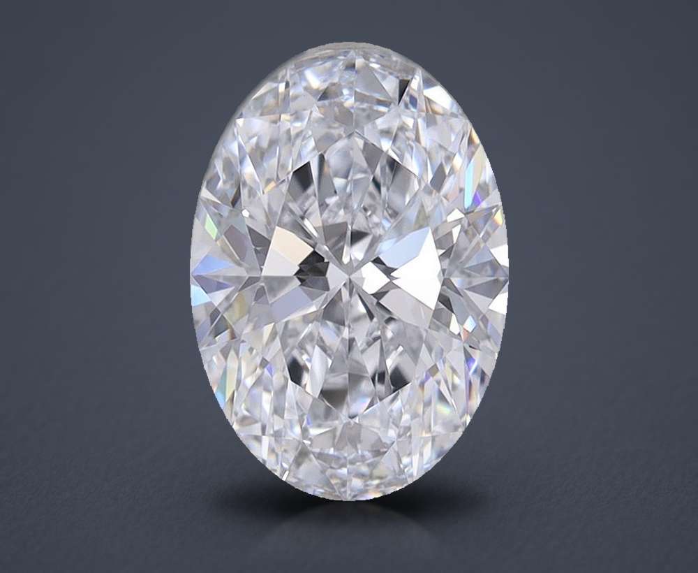 2.56 Carat Oval Lab Diamond