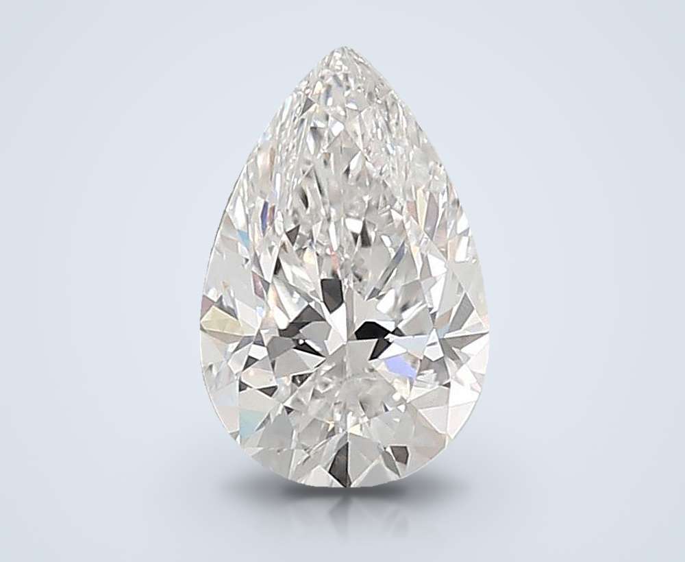 2.96 Carat Pear Lab Diamond