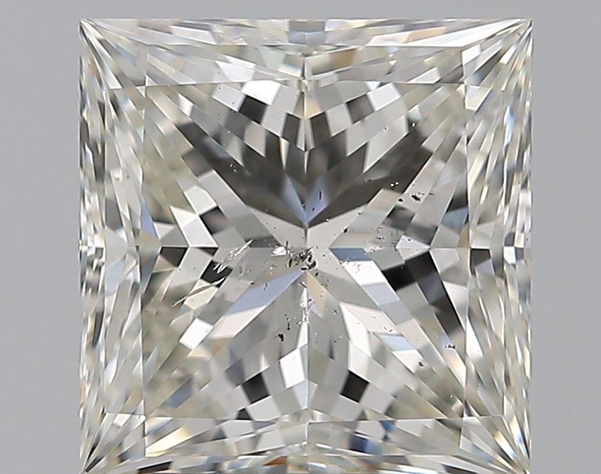 2.52ct J SI2 Rare Carat Ideal Cut Princess Diamond