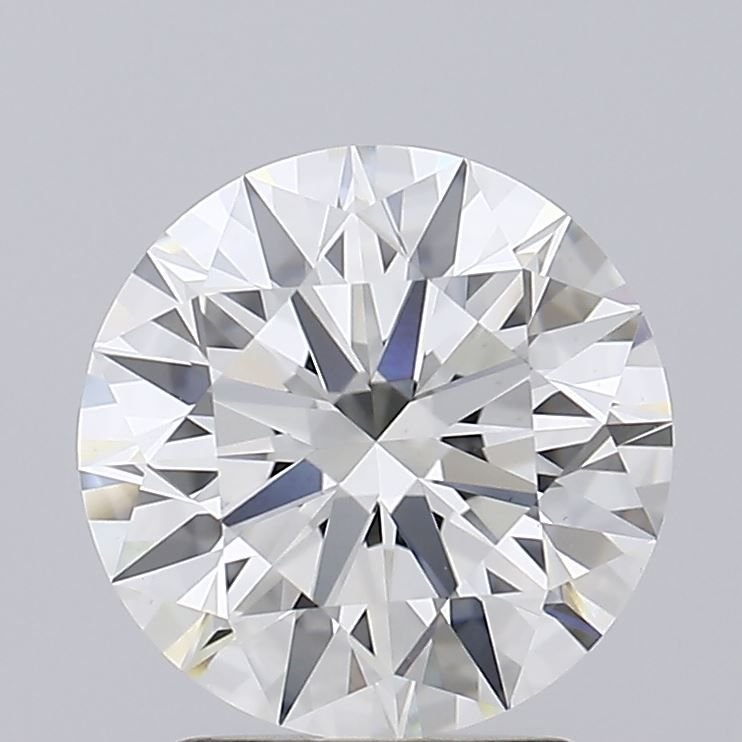 2.18ct H VVS2 Rare Carat Ideal Cut Round Lab Grown Diamond