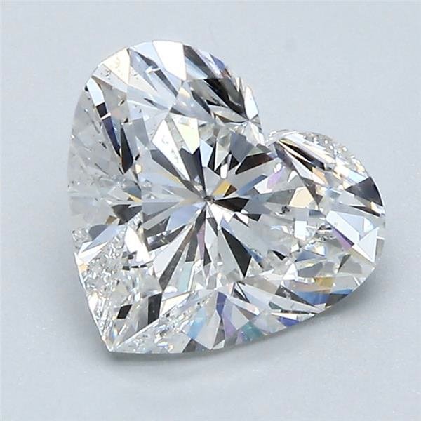 1.91ct G SI1 Rare Carat Ideal Cut Heart Diamond