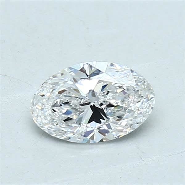 0.70ct D VS2 Very Good Cut Oval Diamond