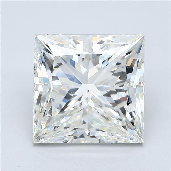 5.81ct J VS2 Very Good Cut Princess Diamond