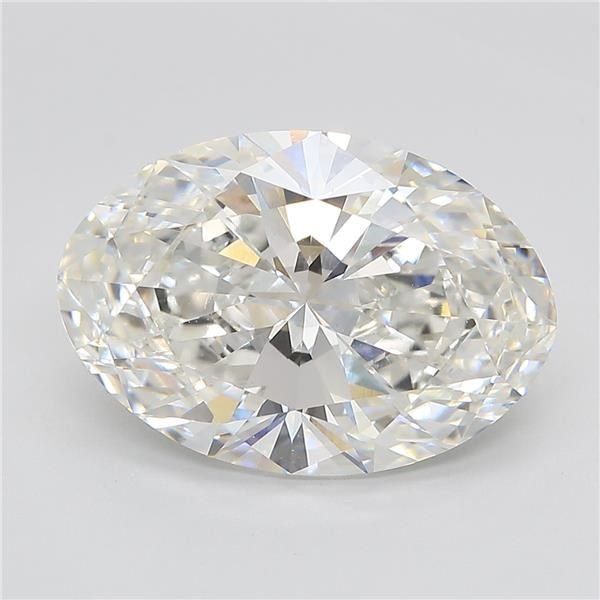 6.30ct F VVS2 Rare Carat Ideal Cut Oval Lab Grown Diamond