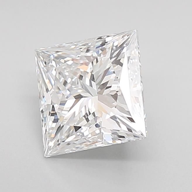 1.58ct D VVS2 Rare Carat Ideal Cut Princess Lab Grown Diamond