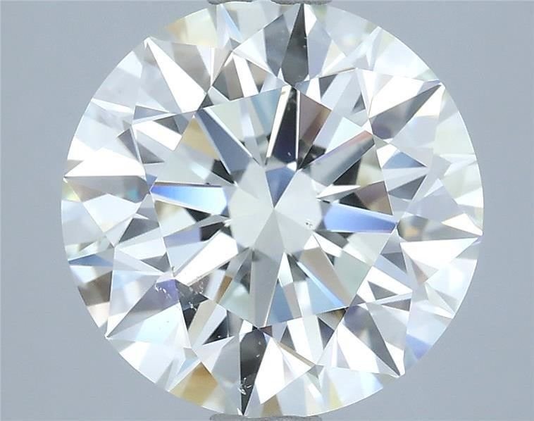 2.70ct J SI1 Rare Carat Ideal Cut Round Diamond