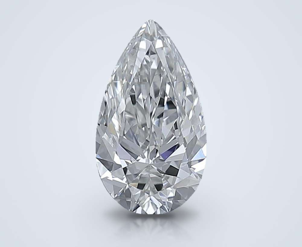 0.50 Carat Pear Natural Diamond
