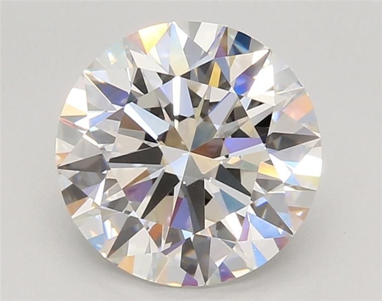 3.06ct F VVS2 Rare Carat Ideal Cut Round Lab Grown Diamond
