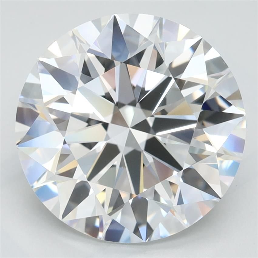 3.74ct D FL Rare Carat Ideal Cut Round Lab Grown Diamond