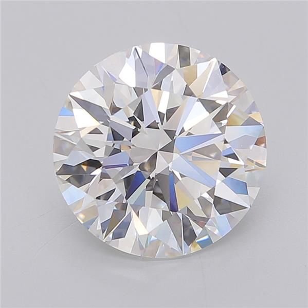 5.05ct F VVS2 Rare Carat Ideal Cut Round Lab Grown Diamond