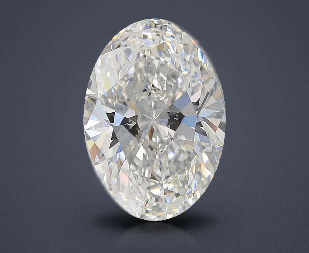 7.07 Carat Oval Lab Diamond