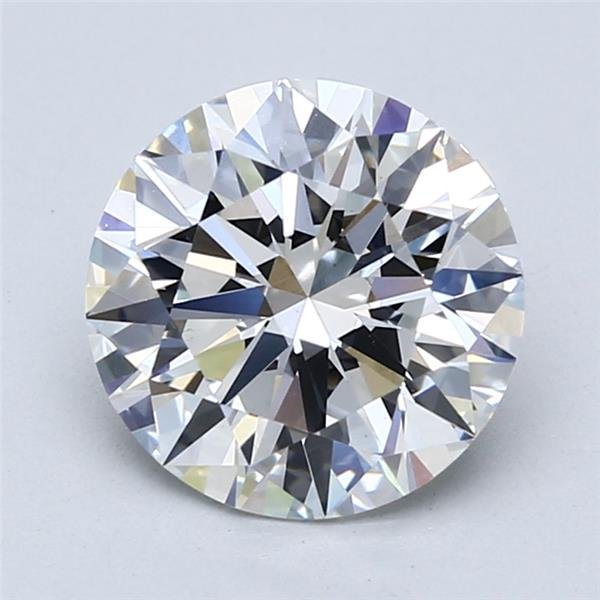 2.57ct D VS1 Rare Carat Ideal Cut Round Lab Grown Diamond