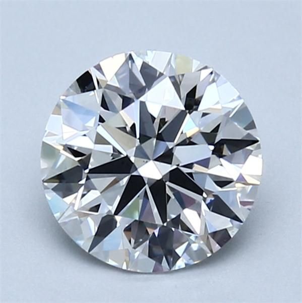 1.61ct D VS2 Rare Carat Ideal Cut Round Diamond
