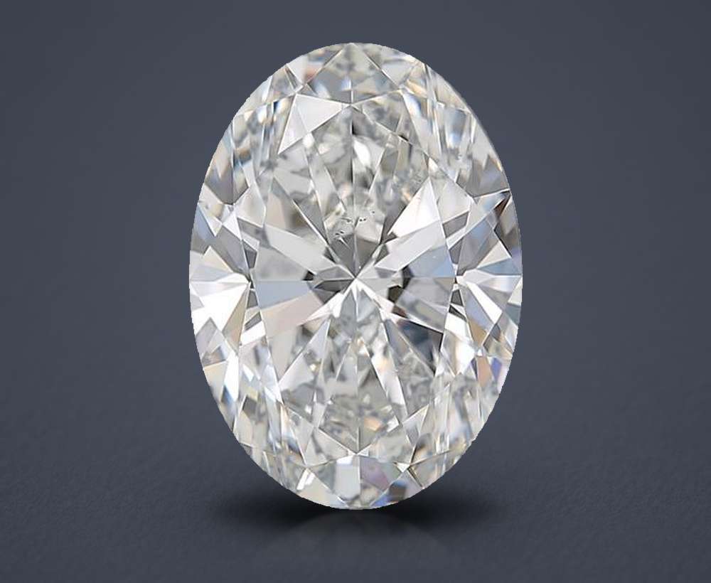 2.50 Carat Oval Natural Diamond