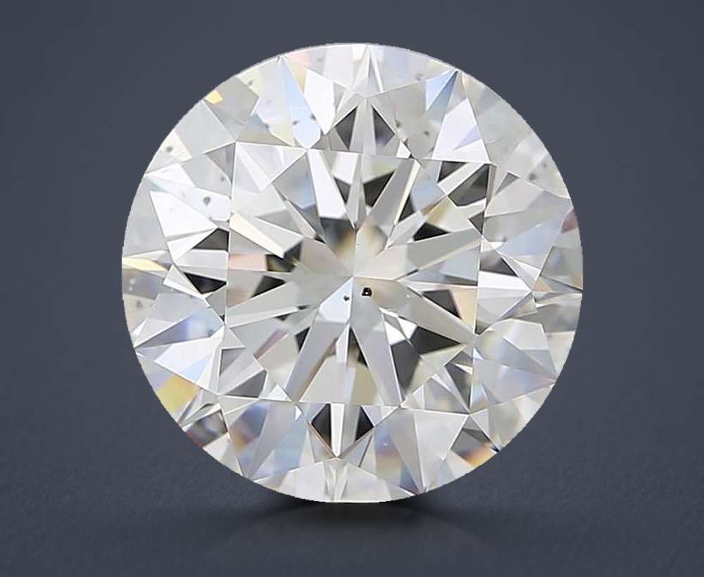 7.03 Carat Round Natural Diamond