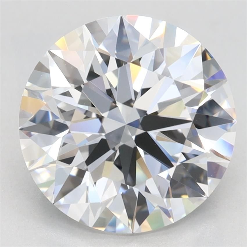 3.12ct D IF Rare Carat Ideal Cut Round Lab Grown Diamond