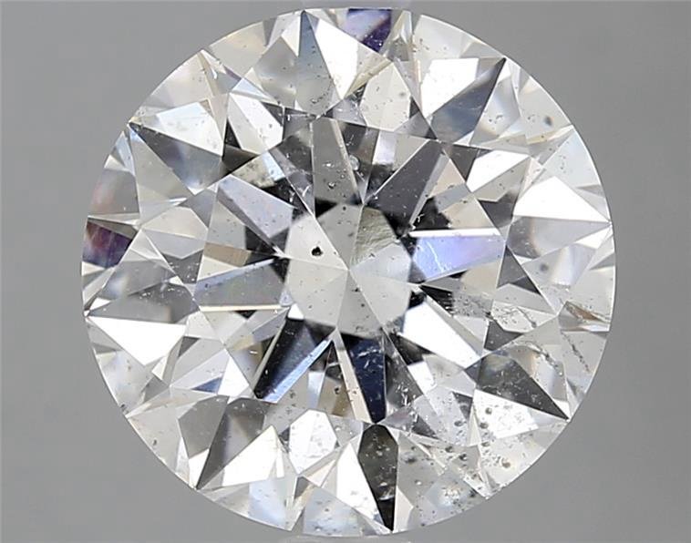 3.41ct D SI2 Rare Carat Ideal Cut Round Diamond