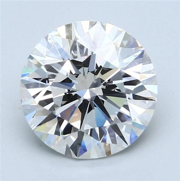 4.88ct E VVS1 Rare Carat Ideal Cut Round Diamond