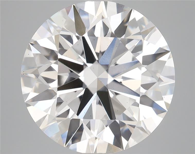 6.06ct D VS2 Rare Carat Ideal Cut Round Lab Grown Diamond