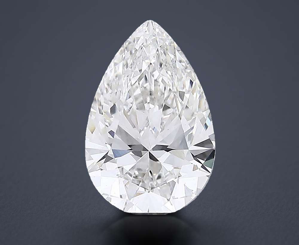3.70 Carat Pear Lab Diamond