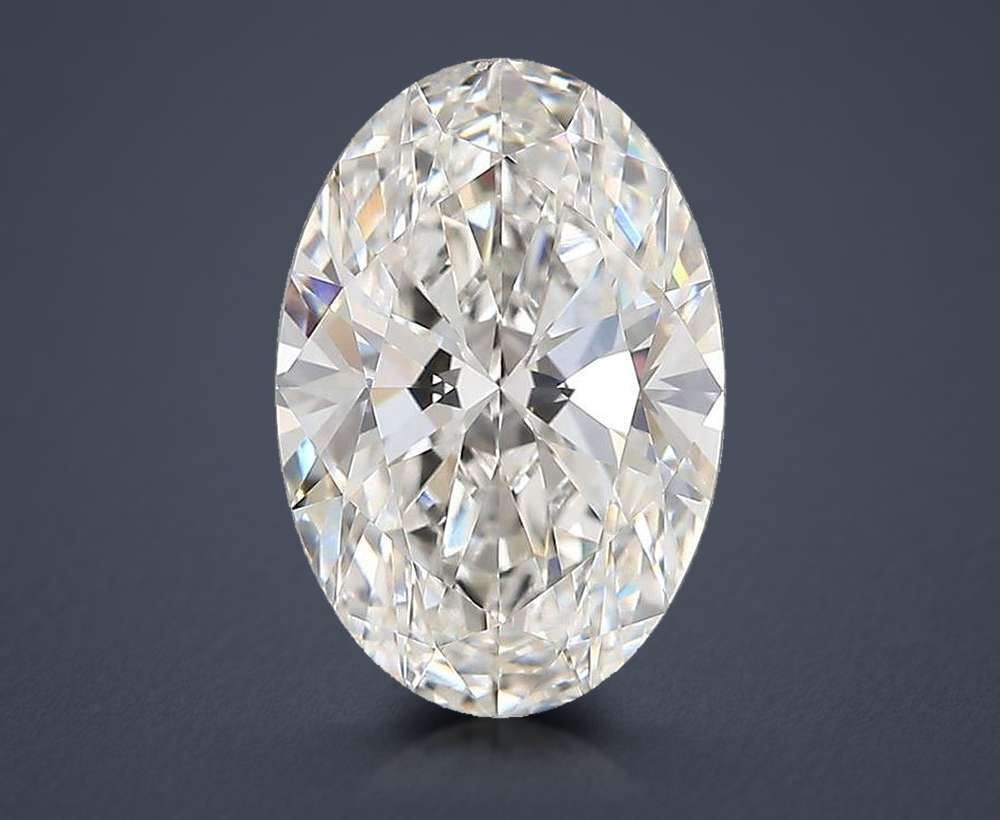 3.37 Carat Oval Lab Diamond