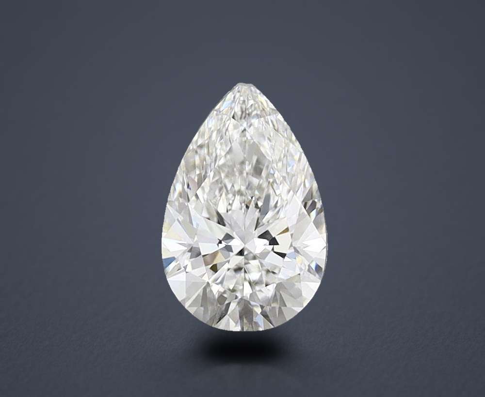 0.57 Carat Pear Lab Diamond