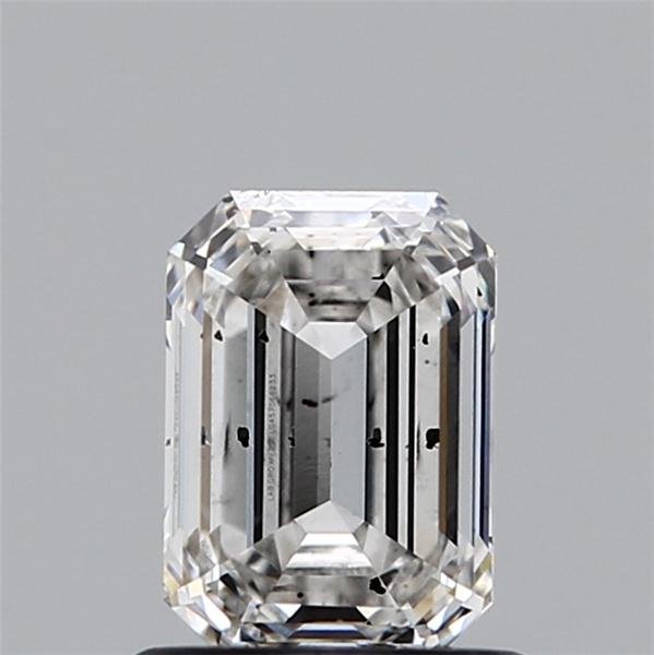1.01ct G SI2 Rare Carat Ideal Cut Emerald Lab Grown Diamond