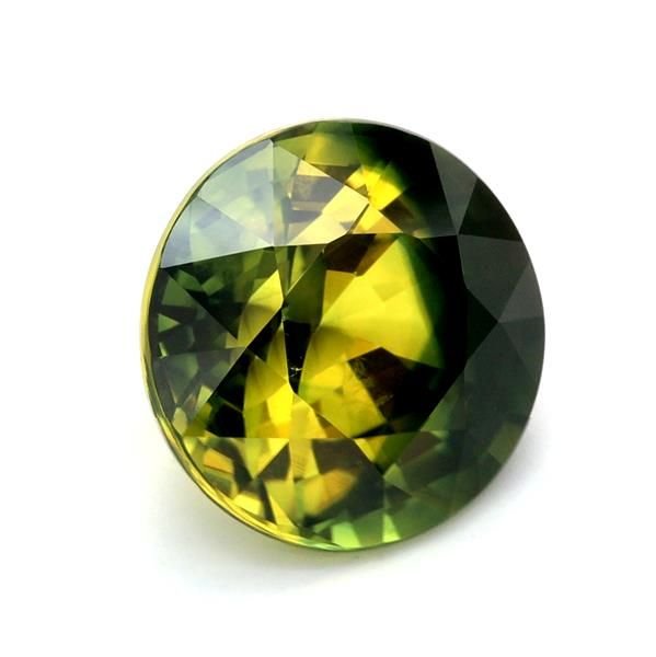 4.59 Carat Multicolor Round Sapphire