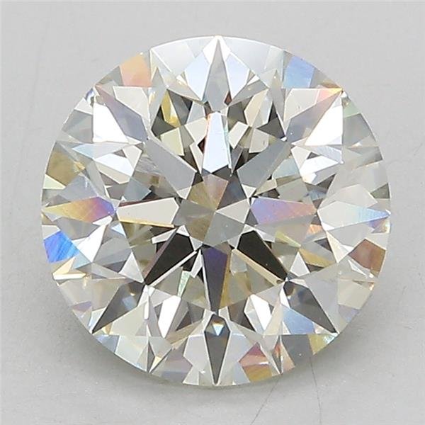 3.04ct J VS2 Rare Carat Ideal Cut Round Lab Grown Diamond