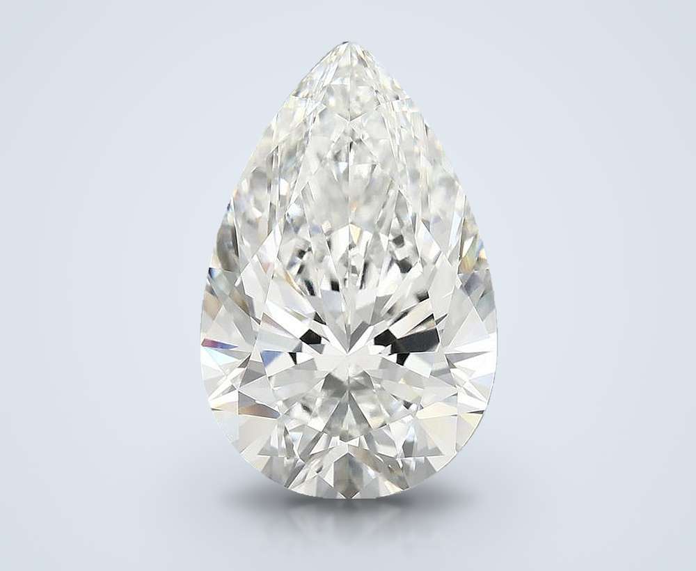 6.71 Carat Pear Lab Diamond
