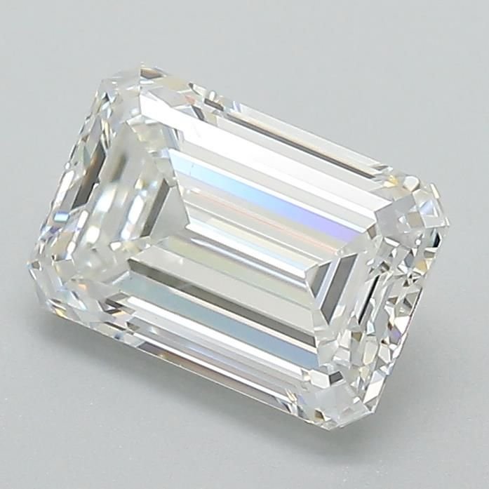 1.54ct E VS1 Rare Carat Ideal Cut Emerald Lab Grown Diamond